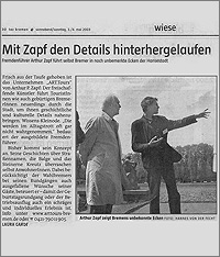 ArthurP. Zapf - ARTtours-Bremen - die Tageszeitung